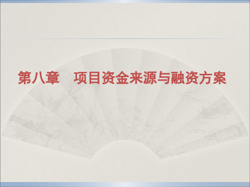 项目资金来源与融资方案