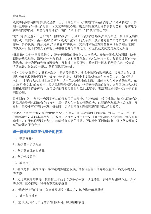 藏族教案范文