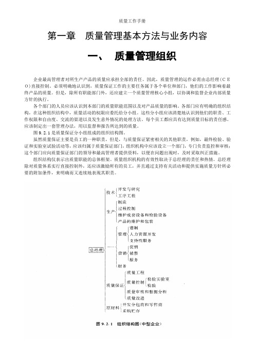 质量管理组织