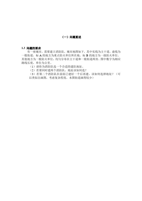 消防站选址