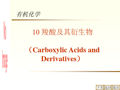 [化学]10羧酸及其衍生物