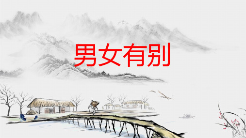 高中语文统编版必修上册《乡土中国》第篇《男女有别》课件PPT[1]