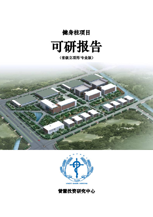 健身柱项目可研报告省级立项用(专业版)
