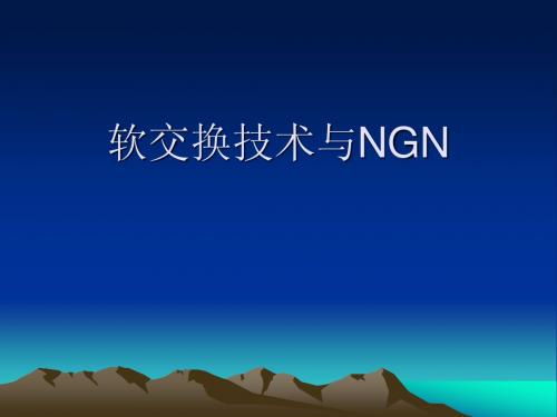 第10讲软交换技术与NGN