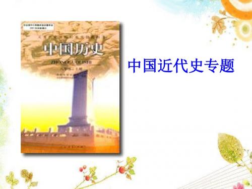中考复习中国近代史专题ppt实用课件人教版