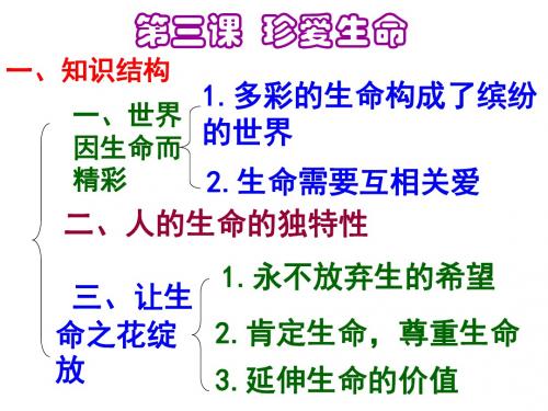 七年级思想品德上册第二单元复习PPT课件