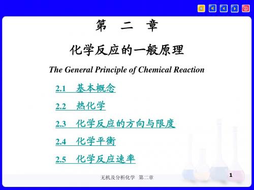 第二章 化学反应的一般原理