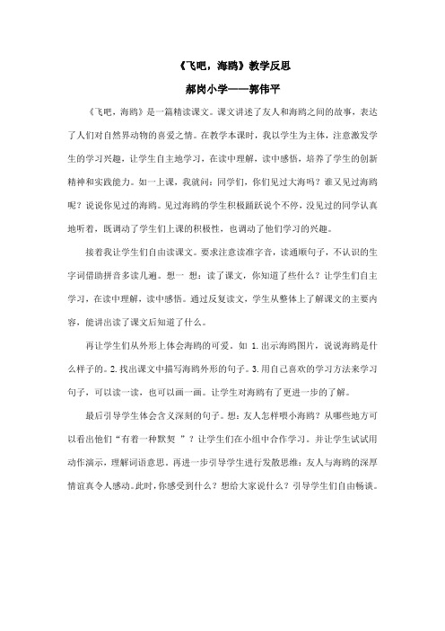 飞吧,海鸥
