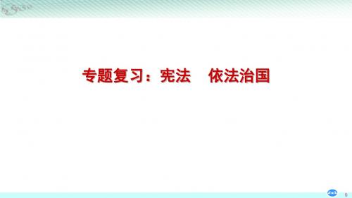 复习法律-07宪法依法治国