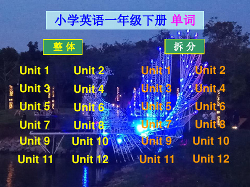 沪教牛津版小学英语一年级下册单词(手机版)