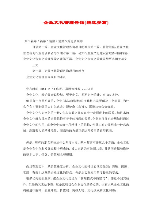 企业文化管理咨询.doc