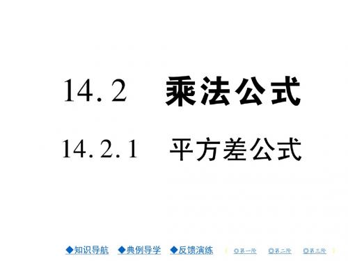 人教版八年级数学上册习题课件：14.2.1