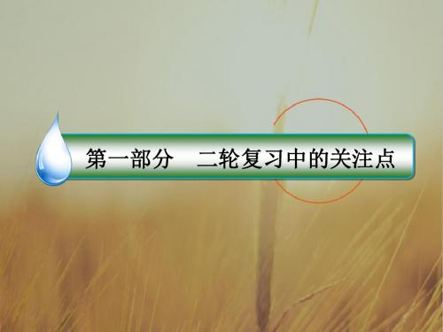 2017高考新课标数学文二轮复习配套课件：第一部分 二