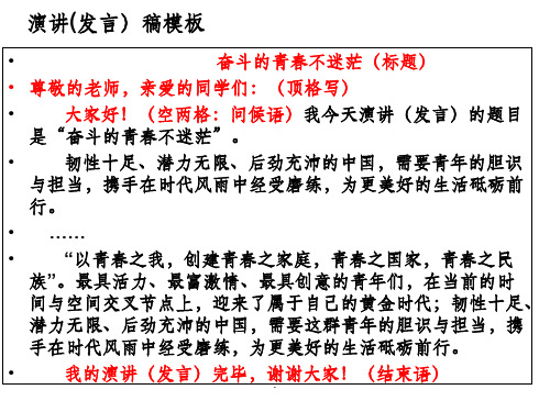 宣传稿格式及范文