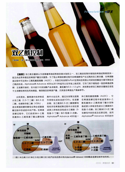 双乙酰控制