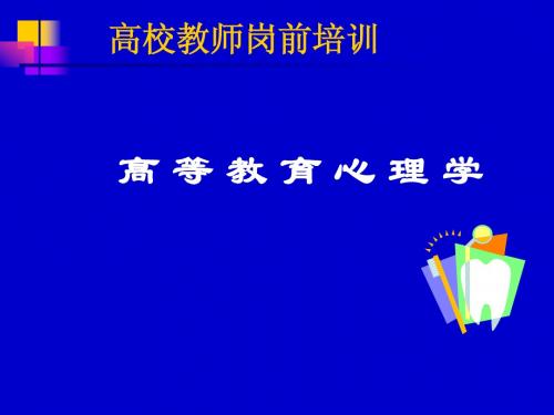 高校教师岗前培训2