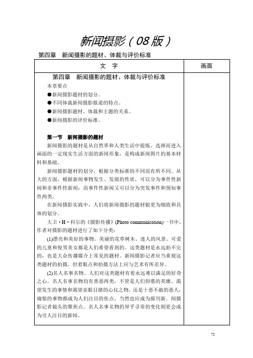 新闻摄影教程(第四章)