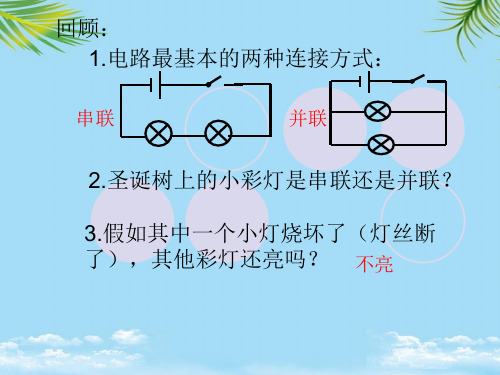 【优文档】探究串并联电路中电流的规律(新人教ppt+flash)PPT
