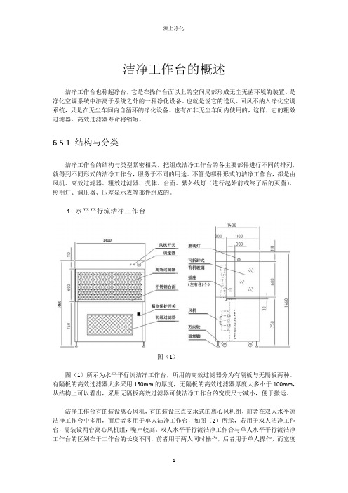 洁净工作台的概述