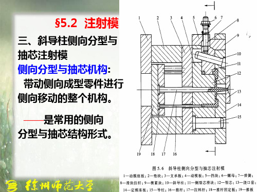 §5.2 三、斜导柱侧向分型与抽芯注射模