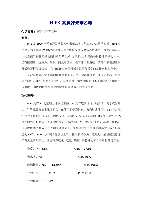 HIPS 性能简介