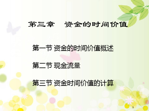 资金的时间价值 PPT课件