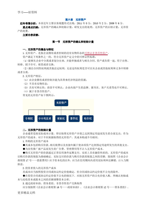 2012年CPA会计讲义-第六章doc资料