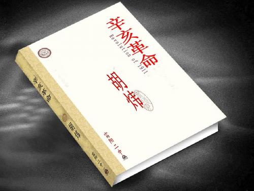 历史：辛亥革命 课件(人民版必修一)