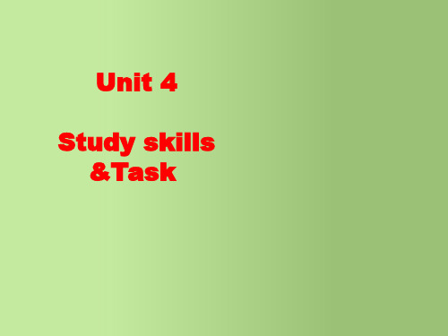 牛津译林版7A Unit 4task 课件 (共18张PPT)