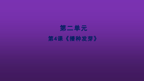 三年级下册科学_4《播种发芽》人教版ppt(2017)(14张)课件