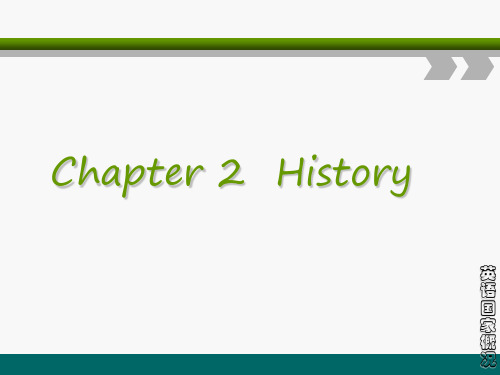 英语国家概况Chapter2
