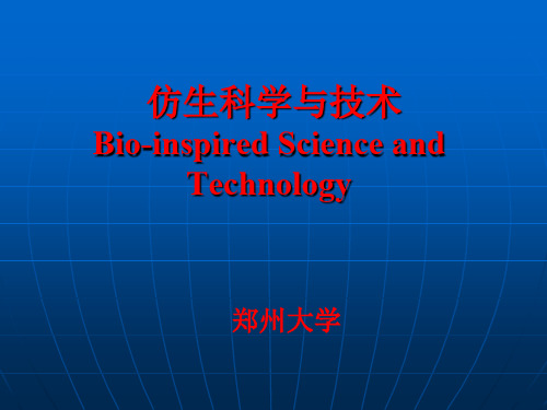 仿生科学与技术