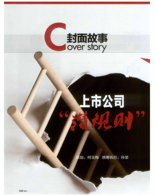 上市公司“潜规则”——股权结构：复杂的利益管网
