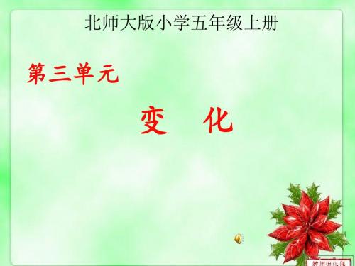 北师大版语文五上《这儿,原来是一座村庄》ppt课件3