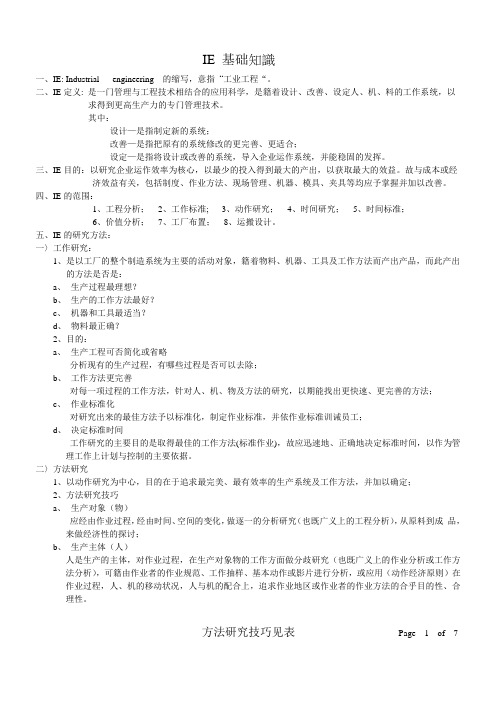 IE基础知识
