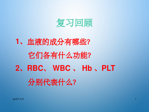 血流的管道—血管完整ppt课件