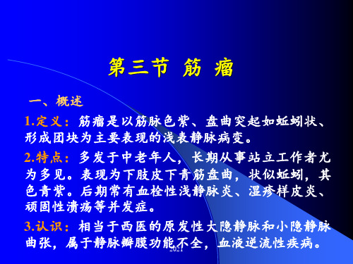 筋瘤PPT课件