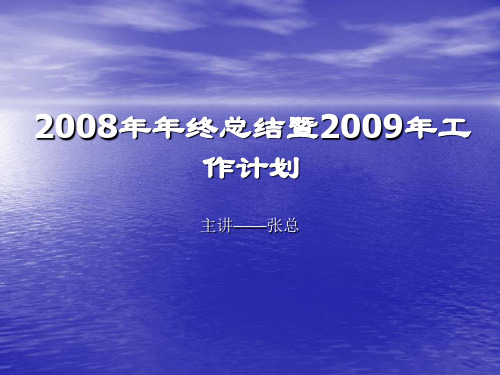 总经办年终总结与工作计划
