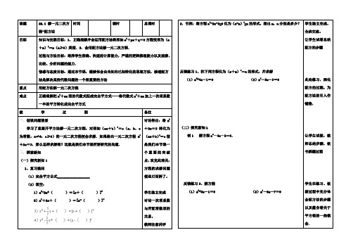 22.1解一元二次方程-配方法