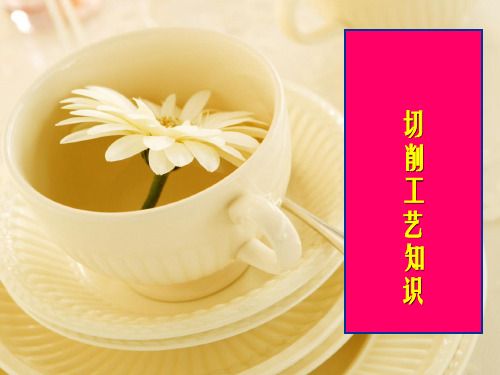 成形工艺基础——金属工艺学 - 切削工艺知识