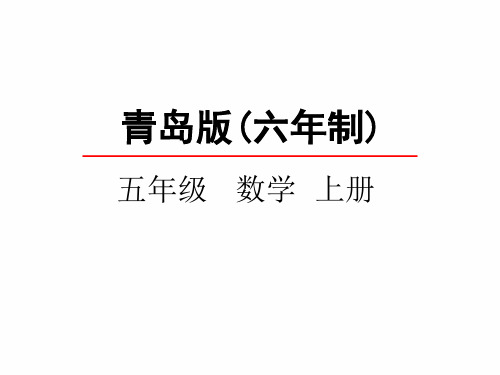 20秋青岛版(六年制)数学五年级上册4.2 等式的性质(一)