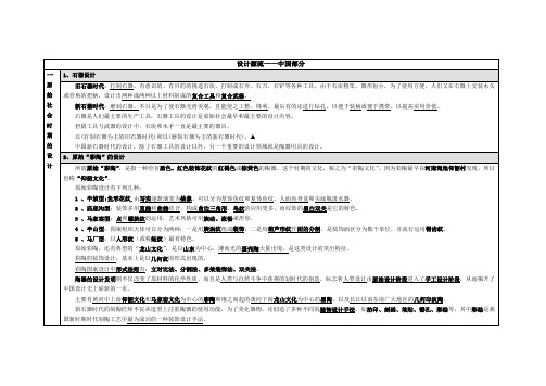 设计源流│中国部分