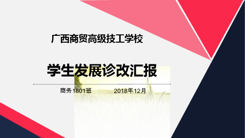 学生发展诊改报告PPT