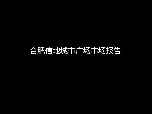 合肥信地城市广场报告