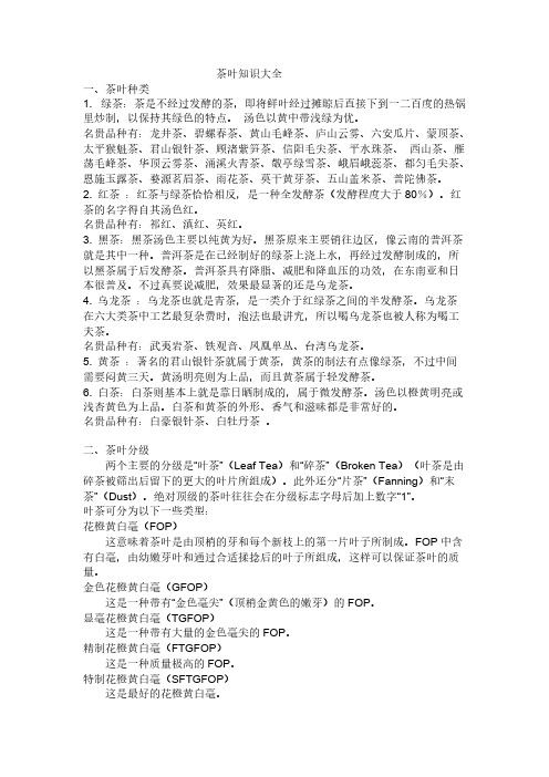 [VIP专享]茶叶知识(1)