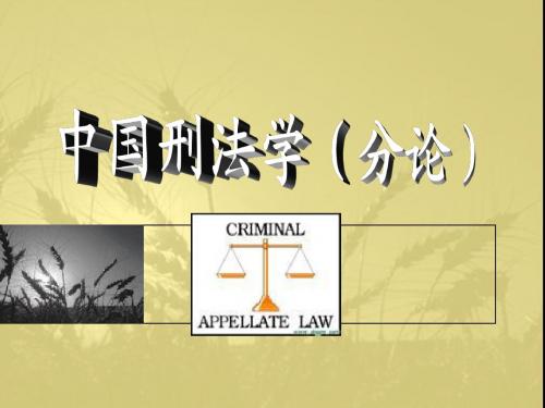 刑法分论第一章[1]