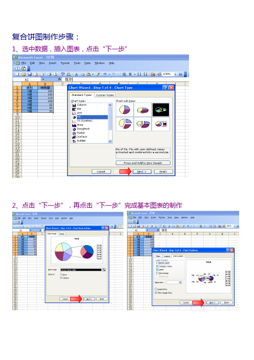 复合饼图的制作