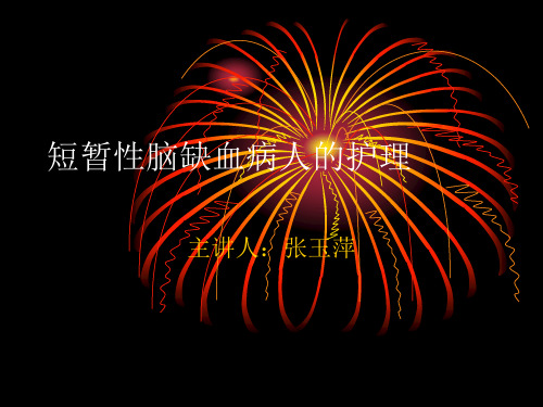 脑缺血病人护理查房