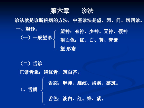 诊法及治疗
