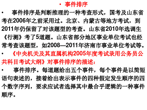 专题二——事件排序